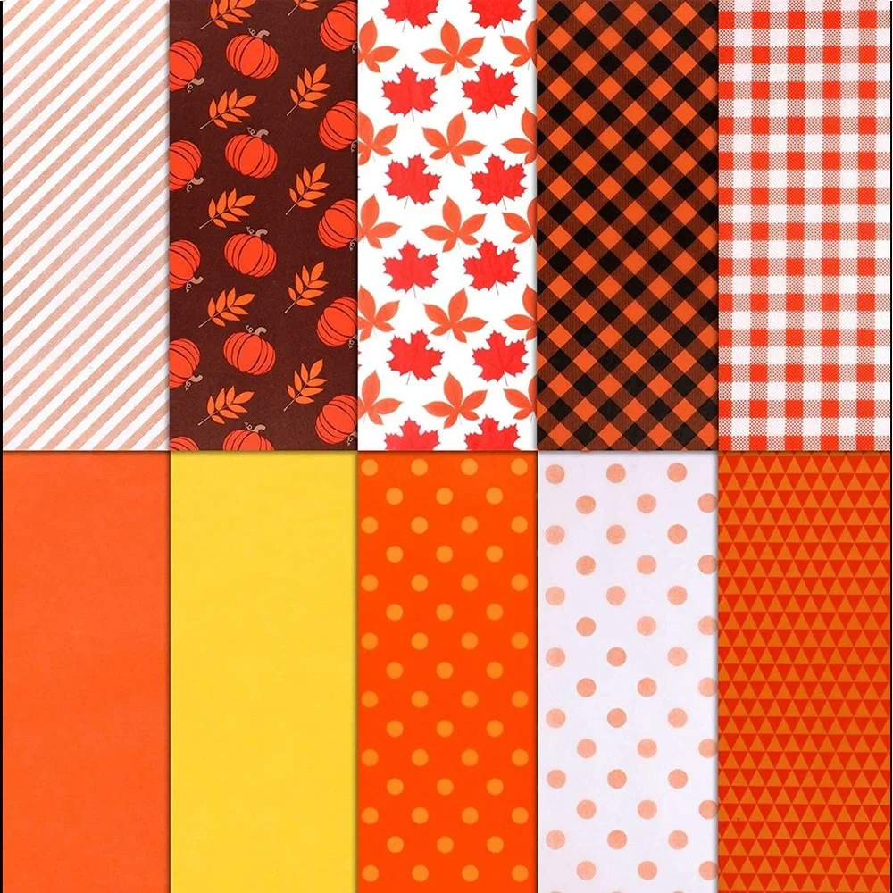 🍁100 sheets of Designer tissue 🍁14 x 20 inch